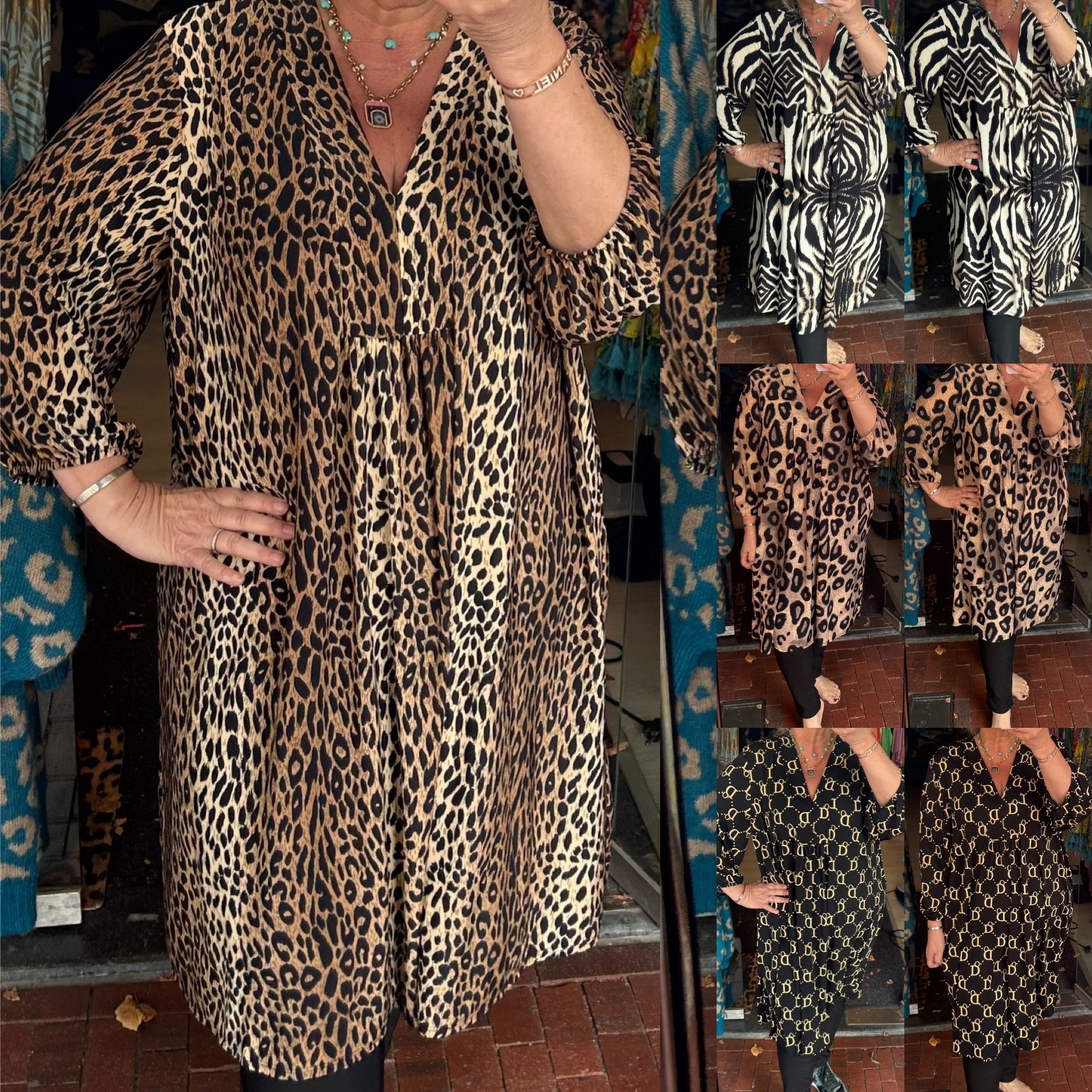 LANG TUNIEK JURK NINA MATEN 48 TOT 56