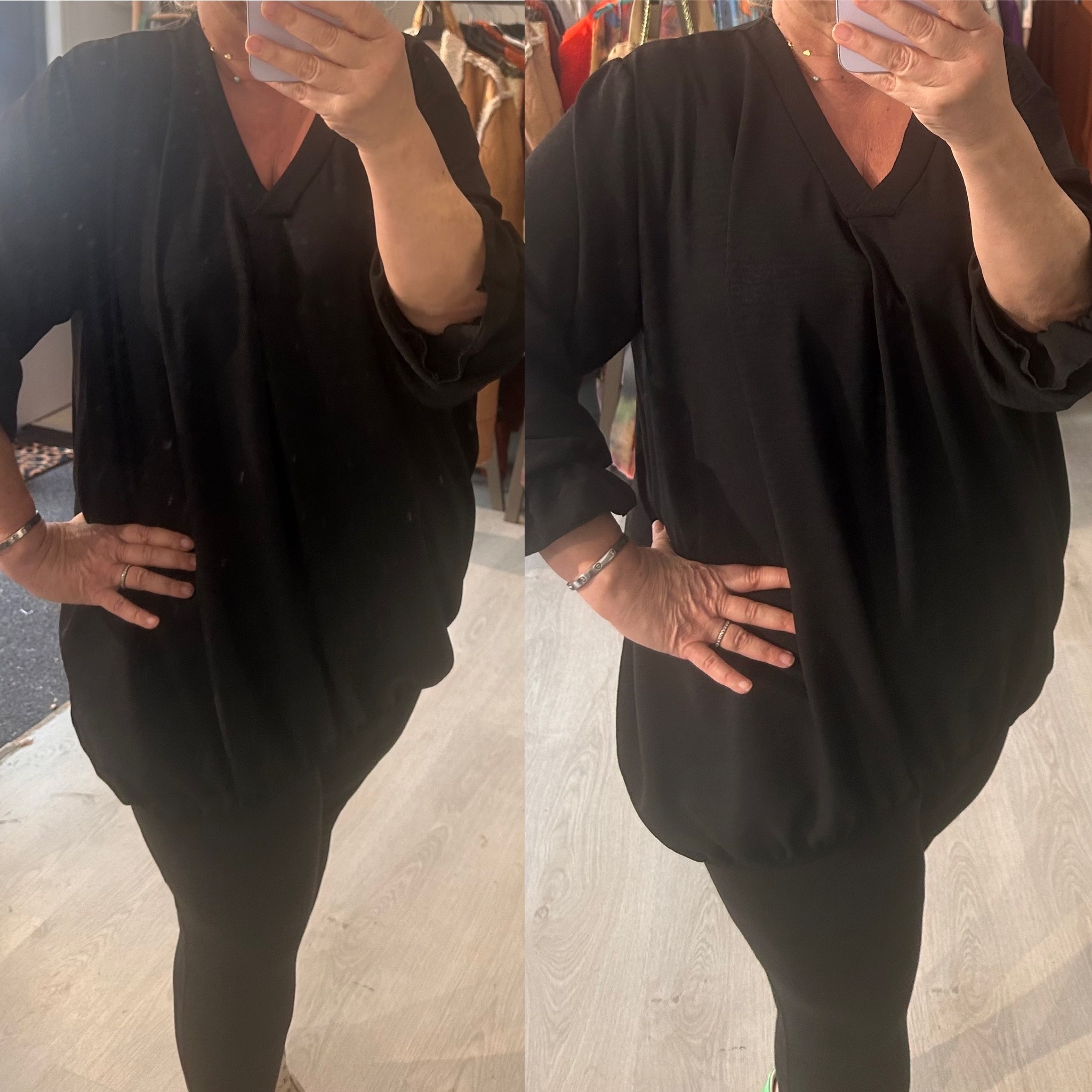 V HALS BOHO MATEN 44 TOT 52+