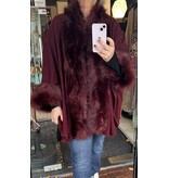 STOLA/OMSLAGDOEK IN TAUPE GOUD CHIQUE MATEN 44 TOT 54