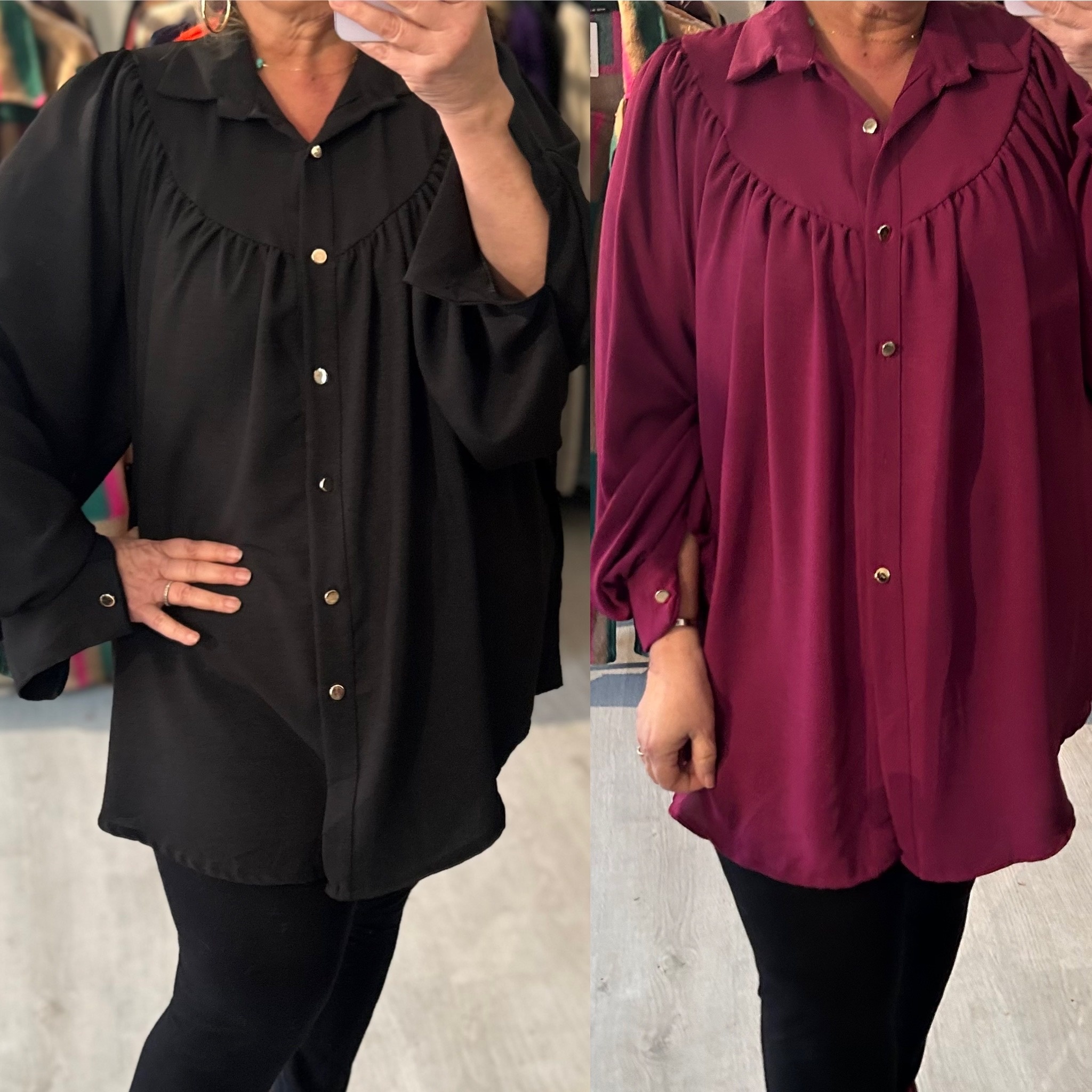 BLOUSE CHIQUE FALL MATEN 48 TOT 52/54
