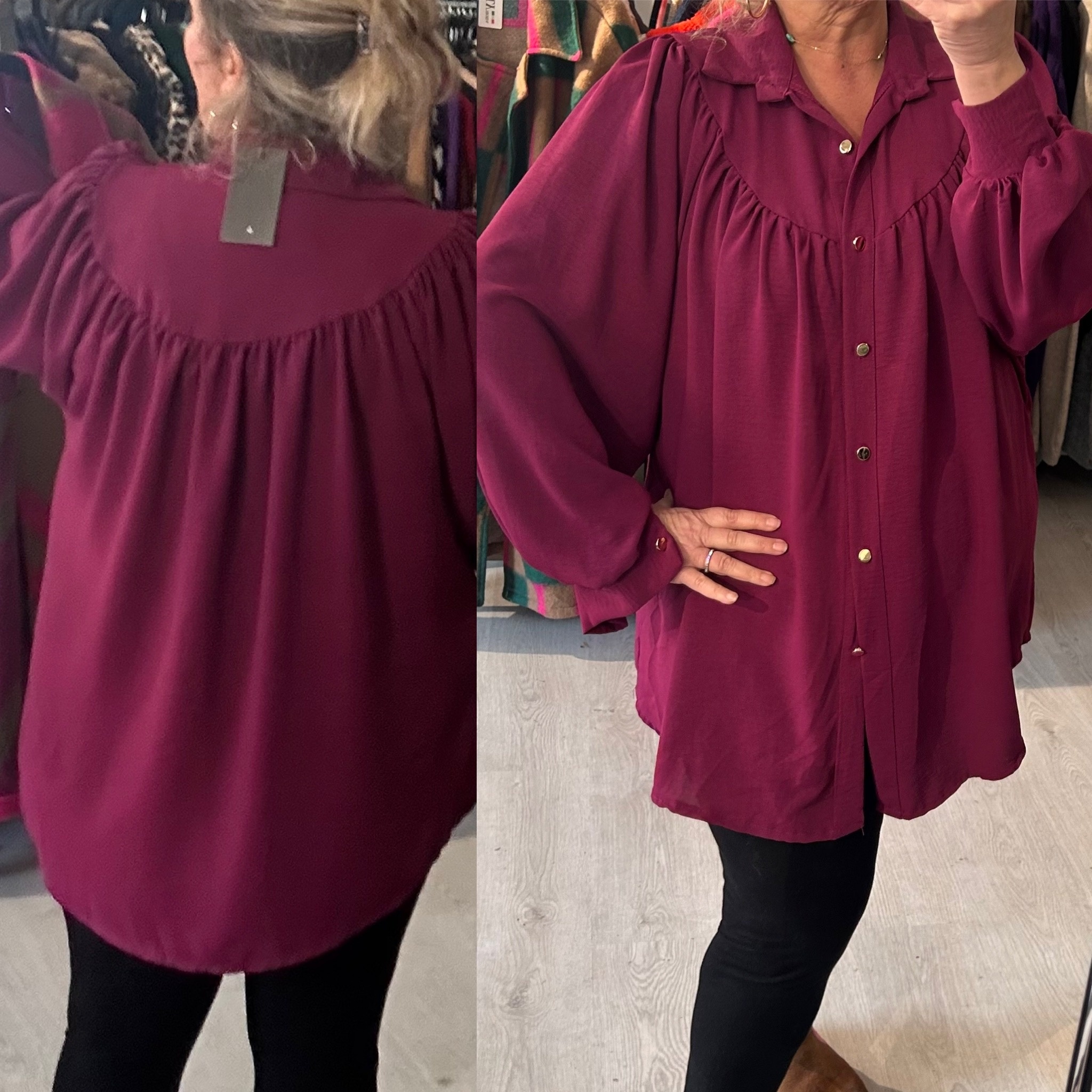 BLOUSE CHIQUE FALL MATEN 48 TOT 52/54