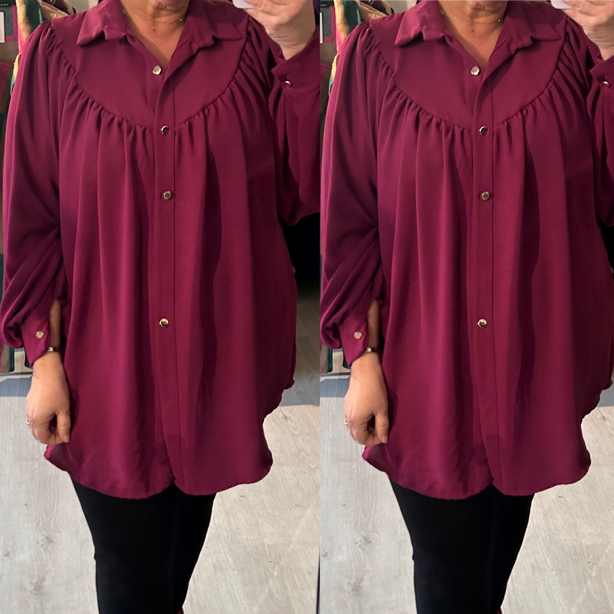 BLOUSE CHIQUE FALL MATEN 48 TOT 52/54