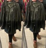 LEATHER CHIQUE FALL BLOUSE MATEN 48 TOT 52/54