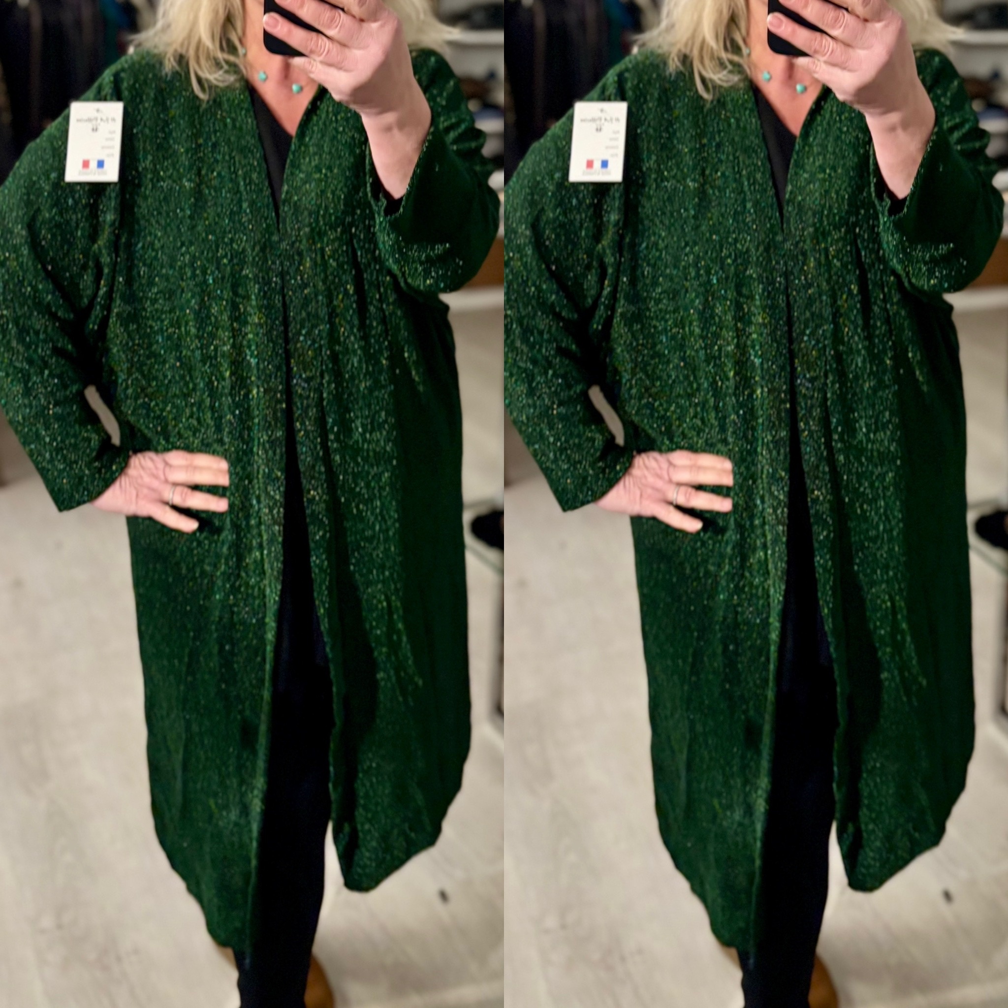 VEST LUREX PARIJS IN 3 KLEUREN 44 TOT 50 kleine 52