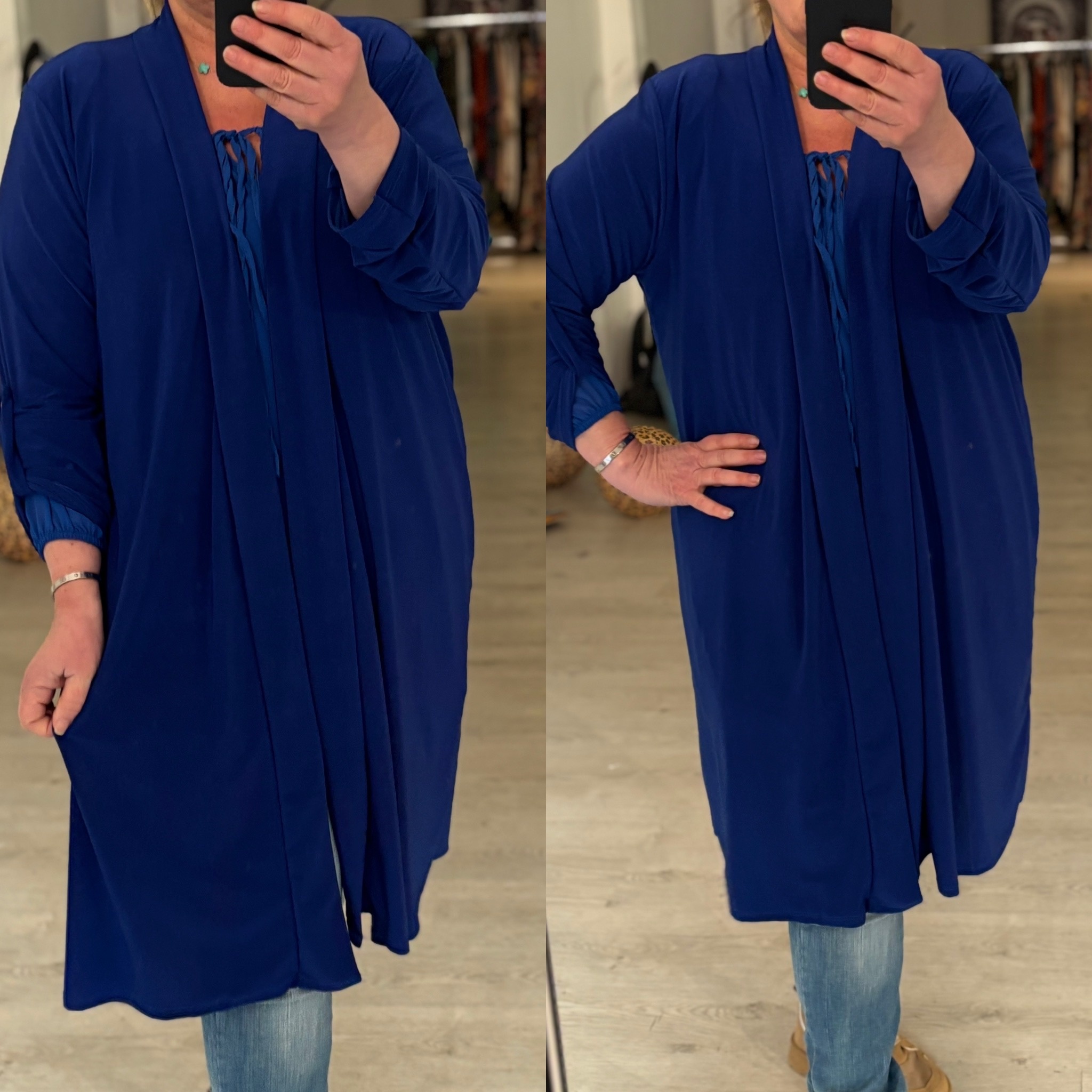 EFFEN VESTJES TRAVEL SOEPEL MATEN 44/46 TOT 52/54