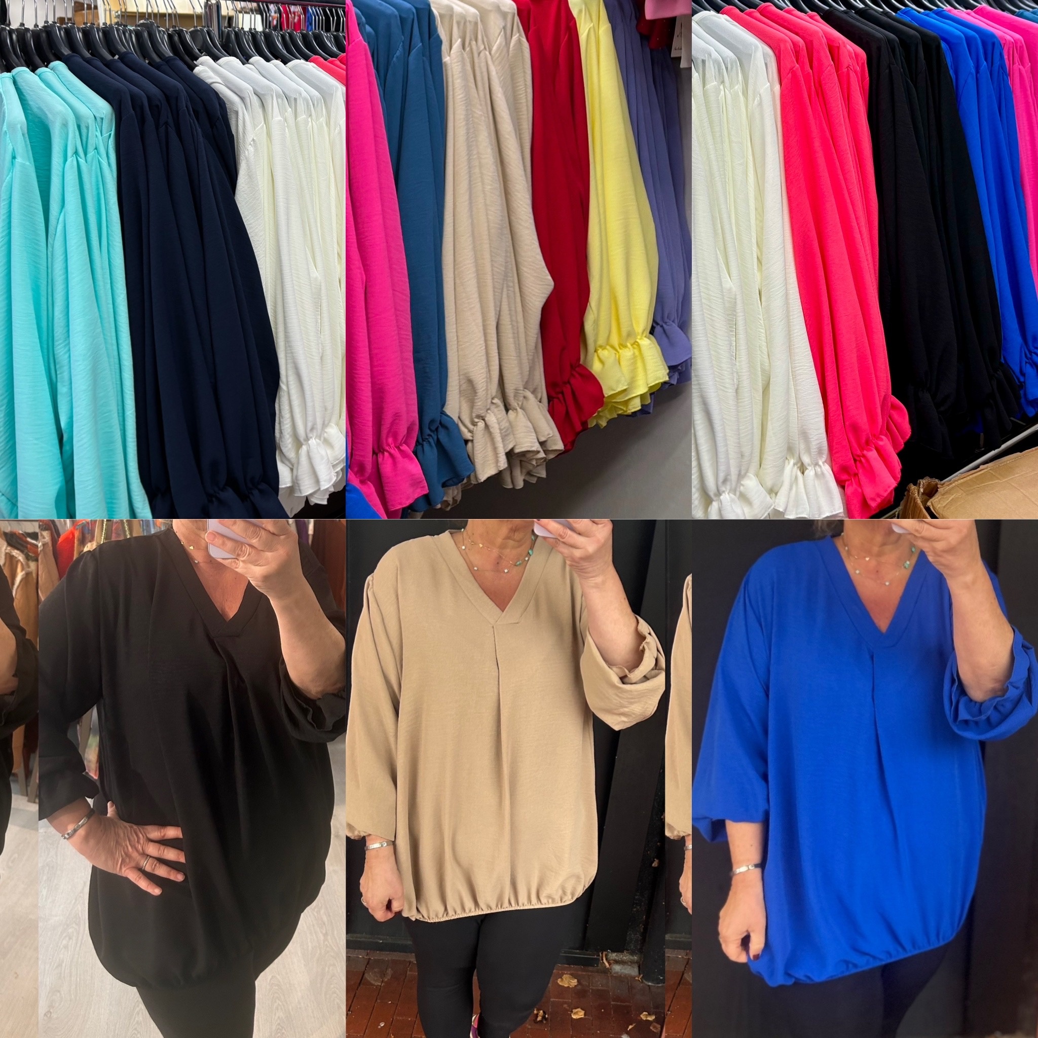 V HALS BOHO MATEN 44 TOT 52+