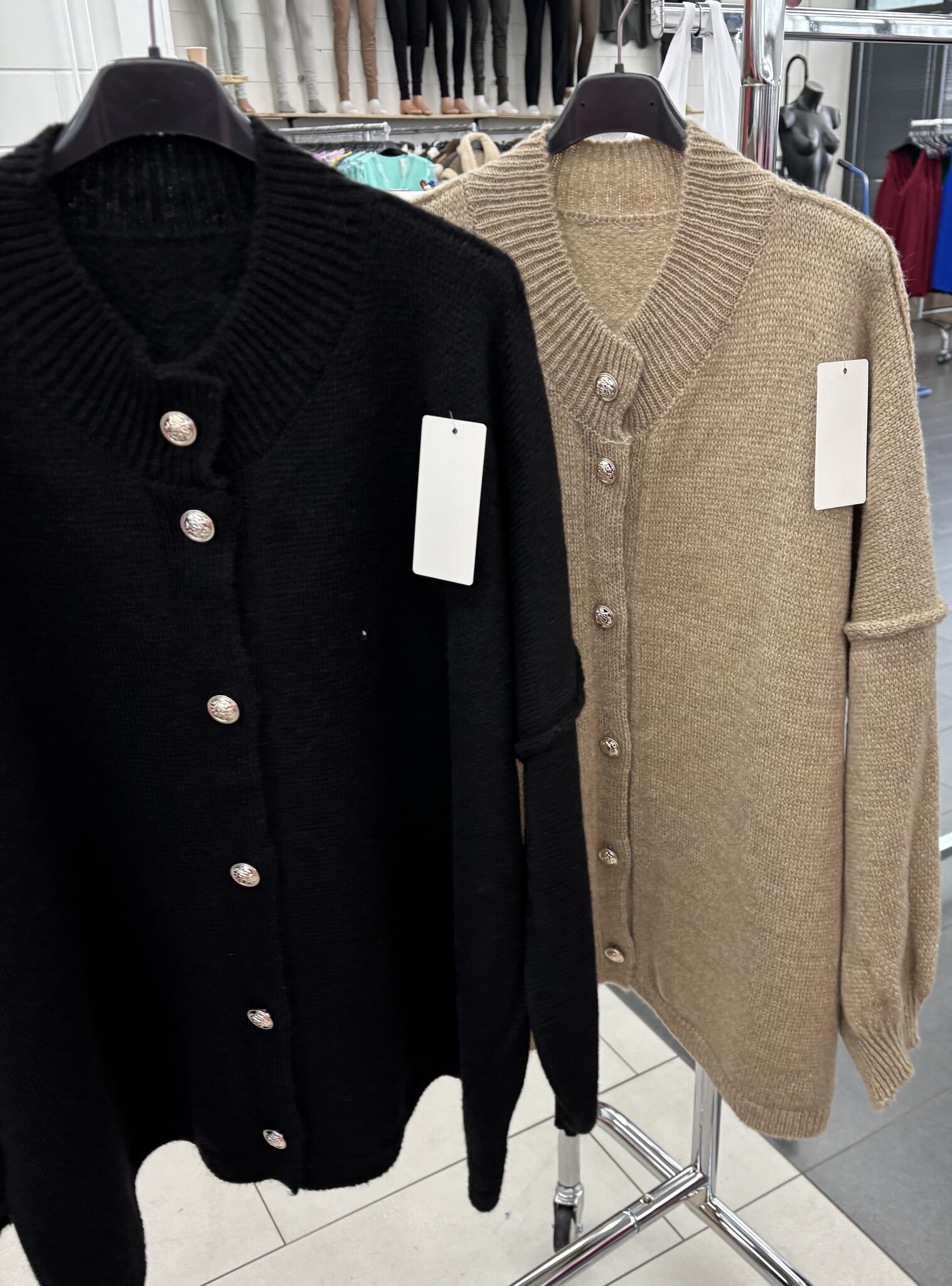 CLASSY VESTJE KORT MATEN 46 TOT 54 MAAR 72 CM LANG