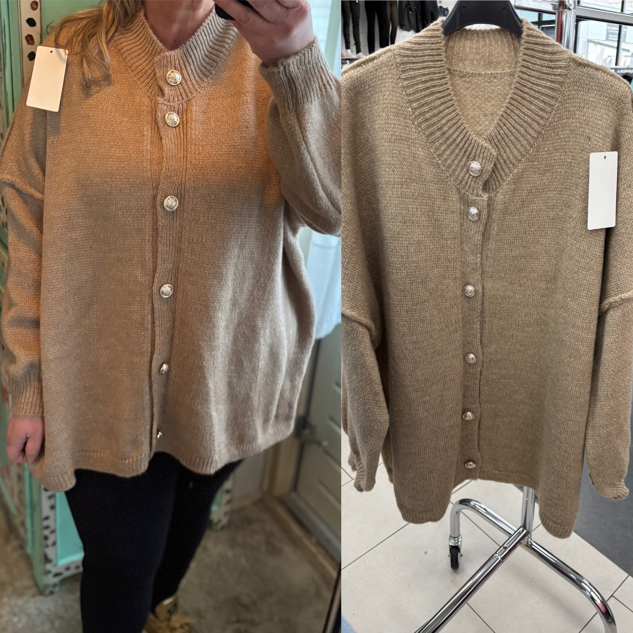 CLASSY VESTJE KORT MATEN 46 TOT 54 MAAR 72 CM LANG