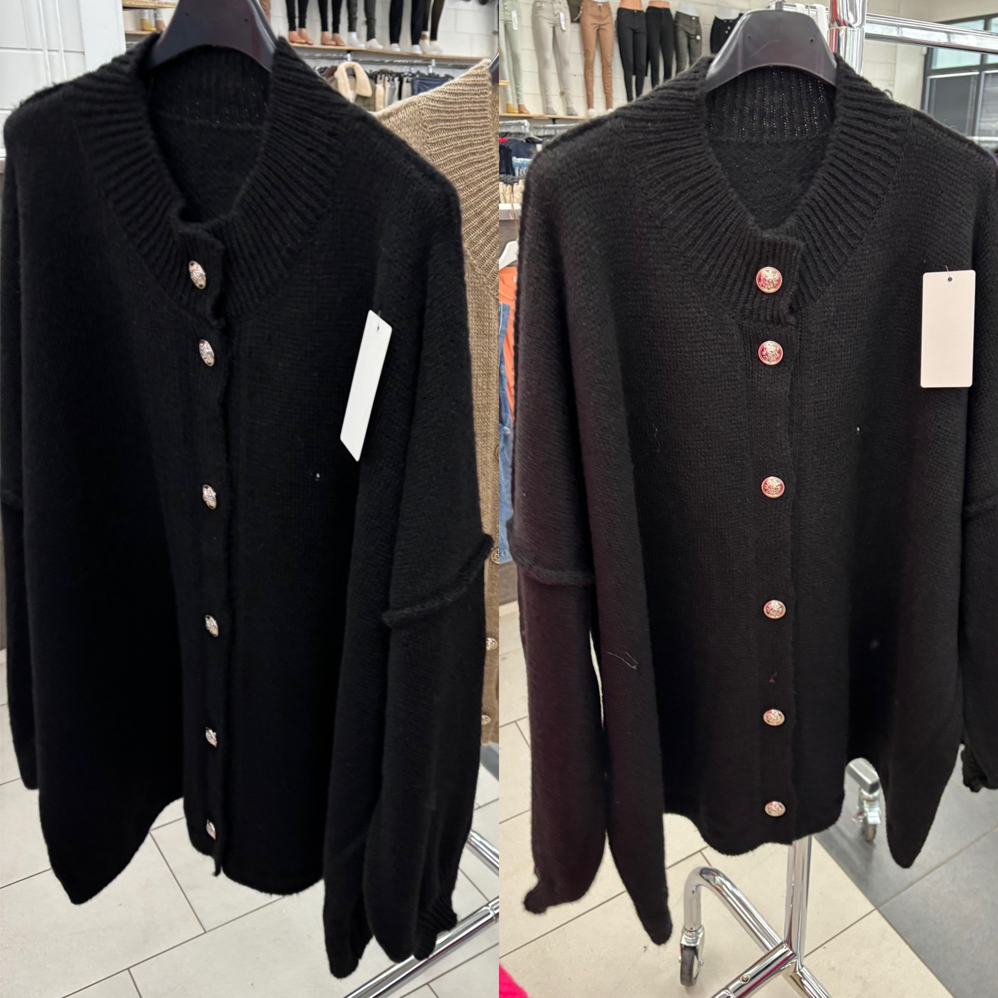 CLASSY VESTJE KORT MATEN 46 TOT 54 MAAR 72 CM LANG