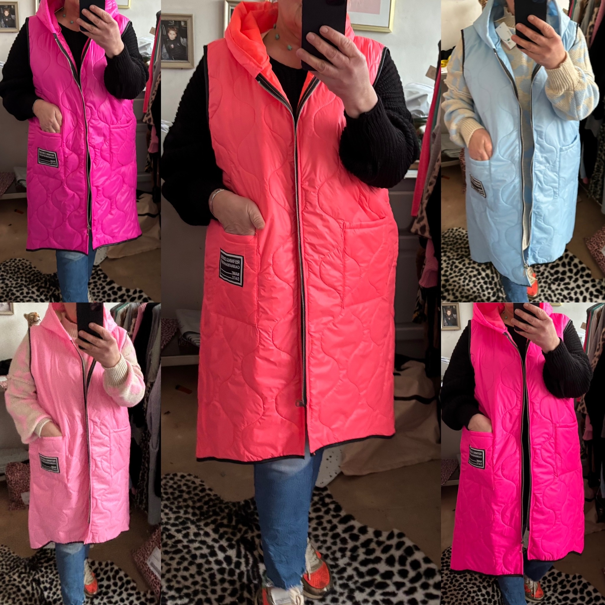 BODYWARMER MATEN 44 TOT 50 DICHT OPEN TOT 52/54 DRAAGBAAR
