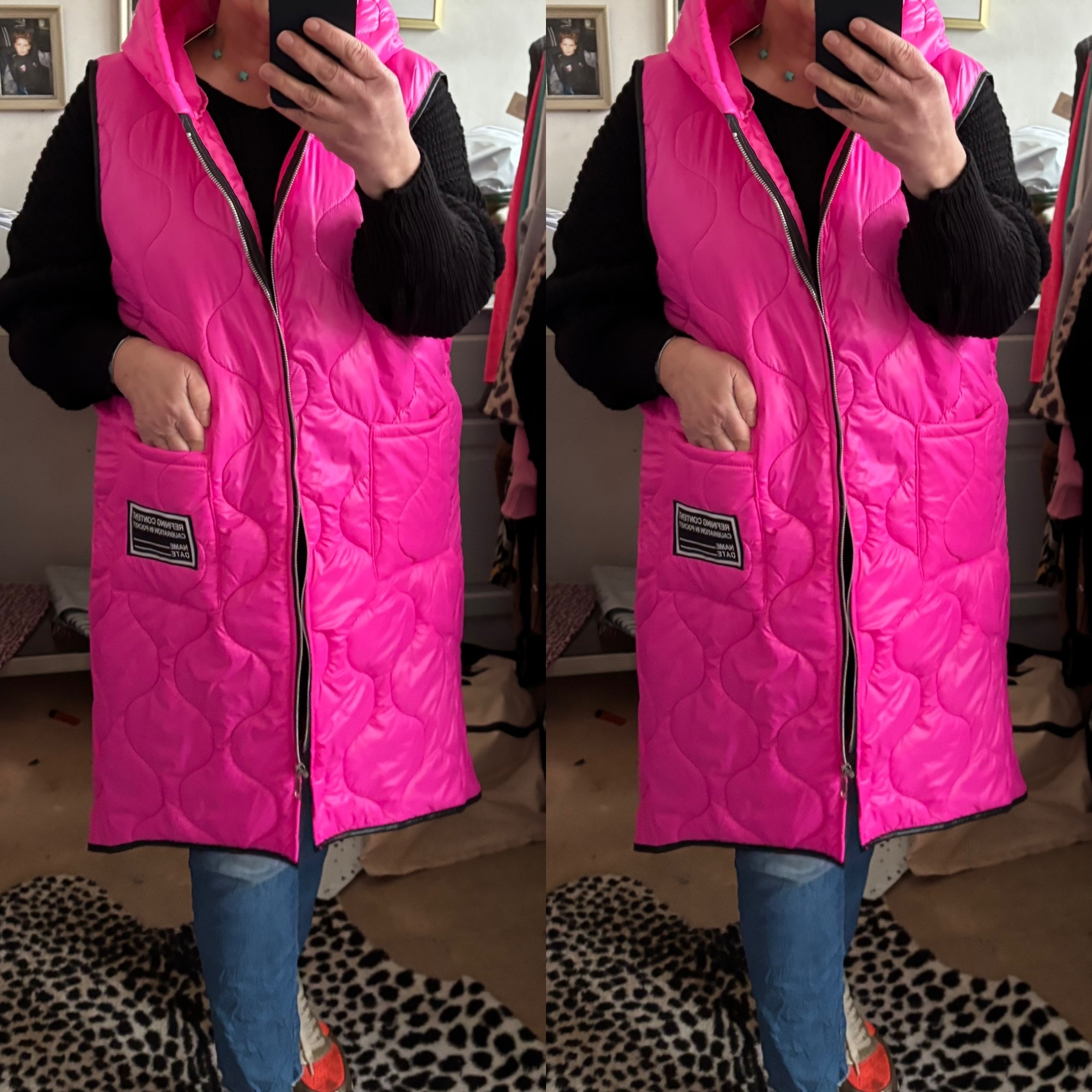 VOORJAAR BODYWARMER MATEN 44 TOT 50 DICHT OPEN TOT 52/54 DRAAGBAAR