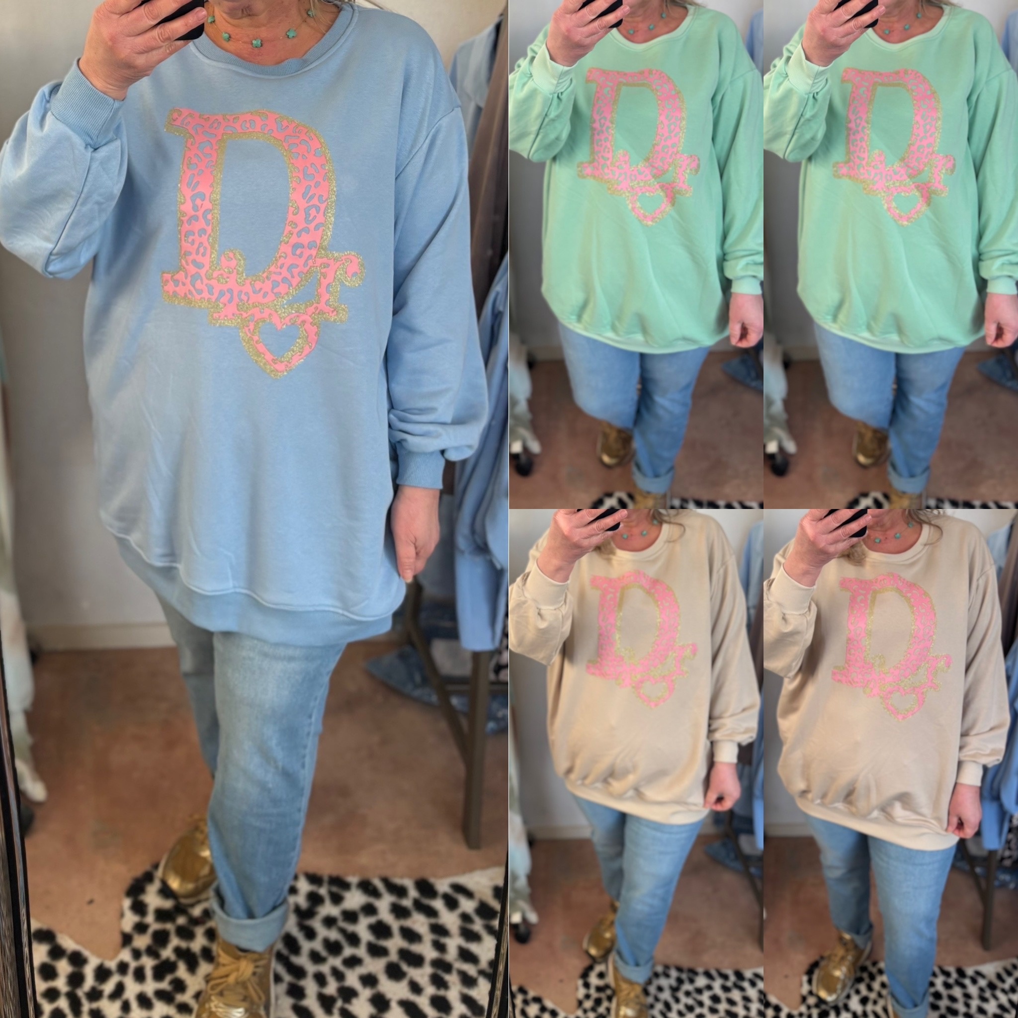 PASTEL SWEATER D MATEN 44 TOT 48 KLEINE 50