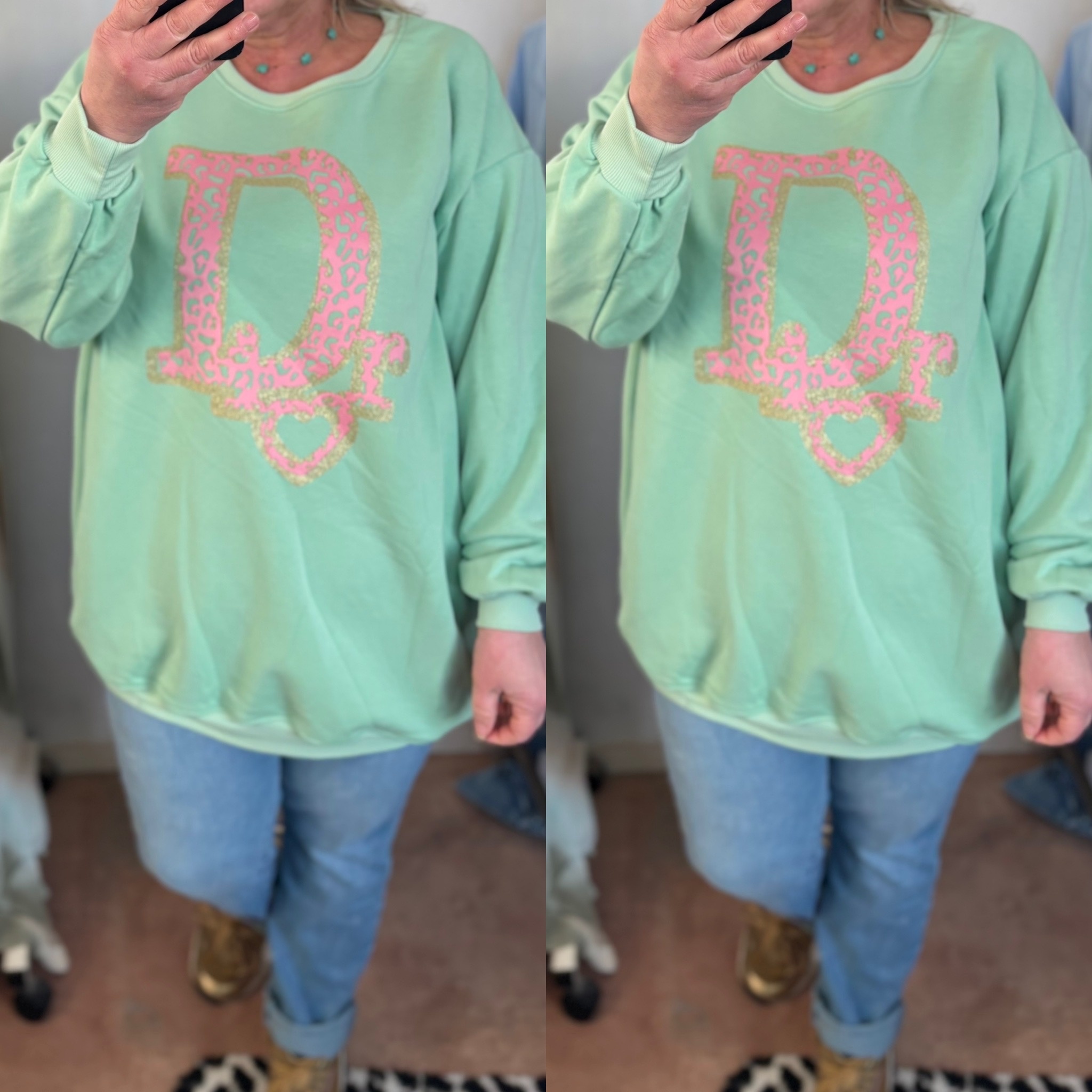PASTEL SWEATER D MATEN 44 TOT 48 KLEINE 50