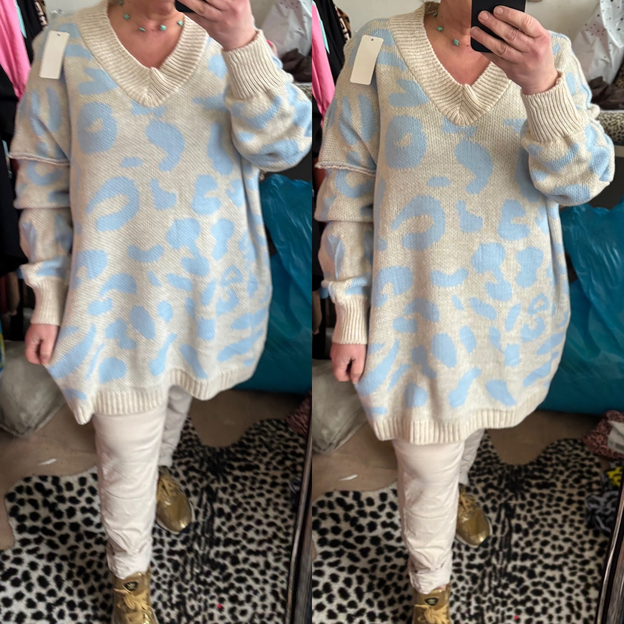 V HALS BERRY IN 3 KLEUREN MATEN 48 TOT 54/56