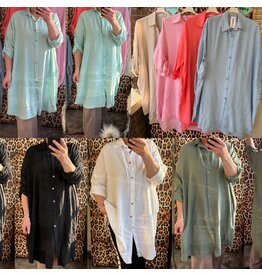 VISCOSE BERYL LINNEN LOOK MATEN 46 TOT 54