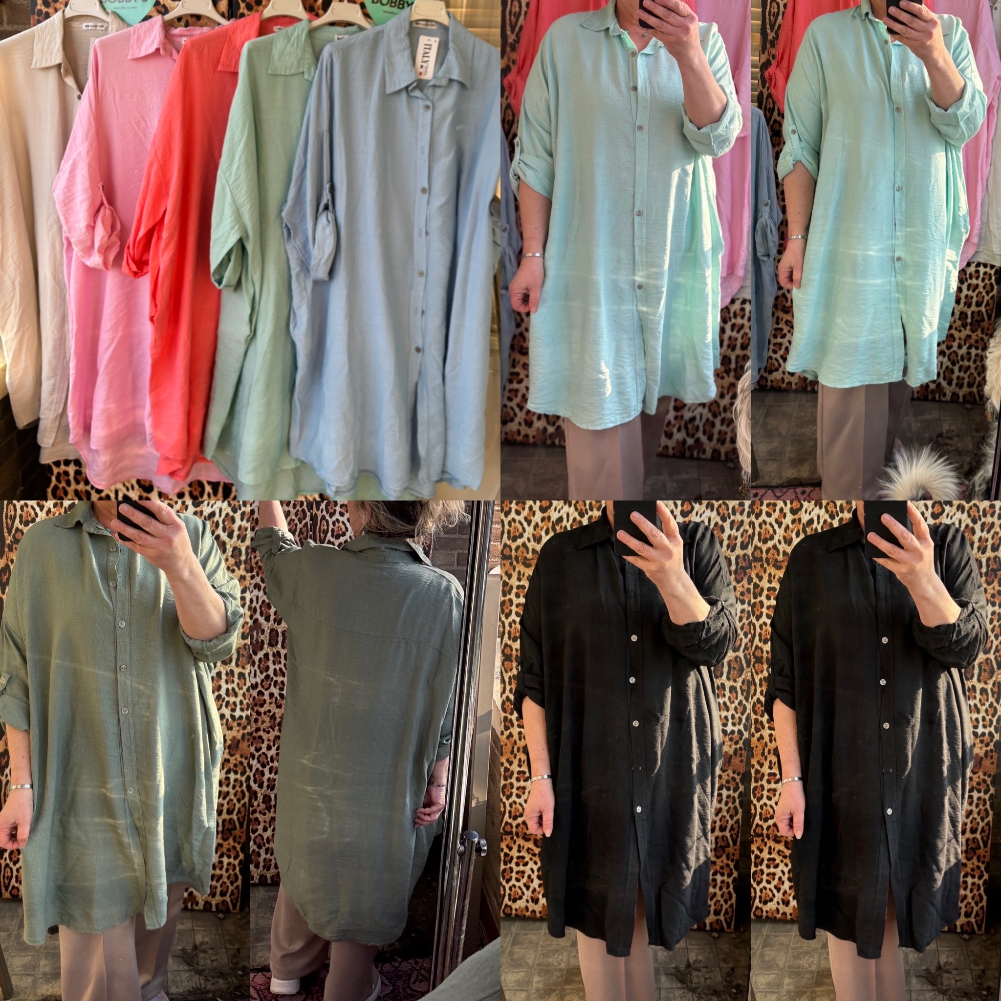 VISCOSE BERYL LINNEN LOOK MATEN 46 TOT 54