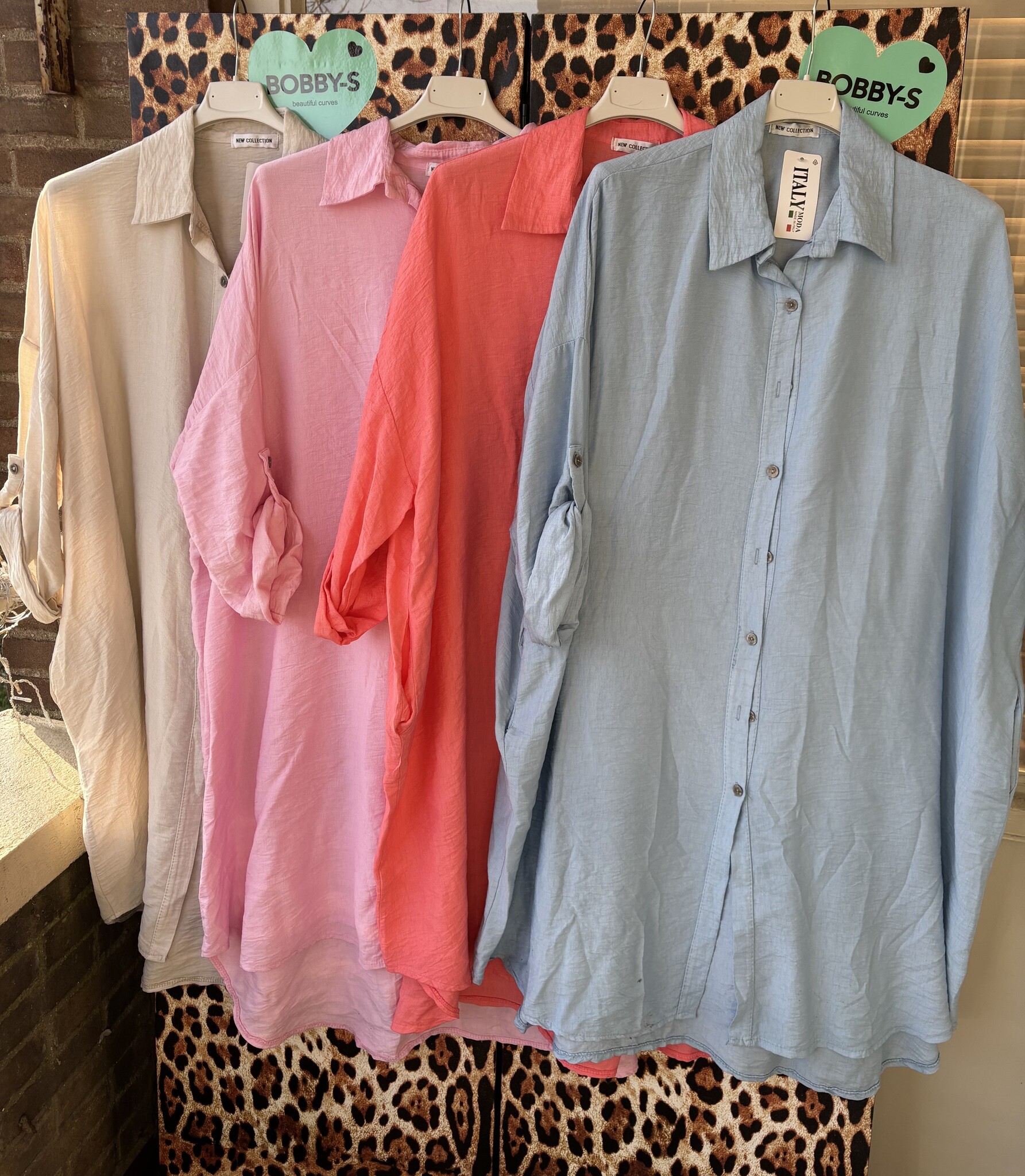 VISCOSE BERYL LINNEN LOOK MATEN 46 TOT 54