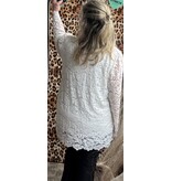 KANT TOP GEVOERD MATEN 44/46 TOT 50