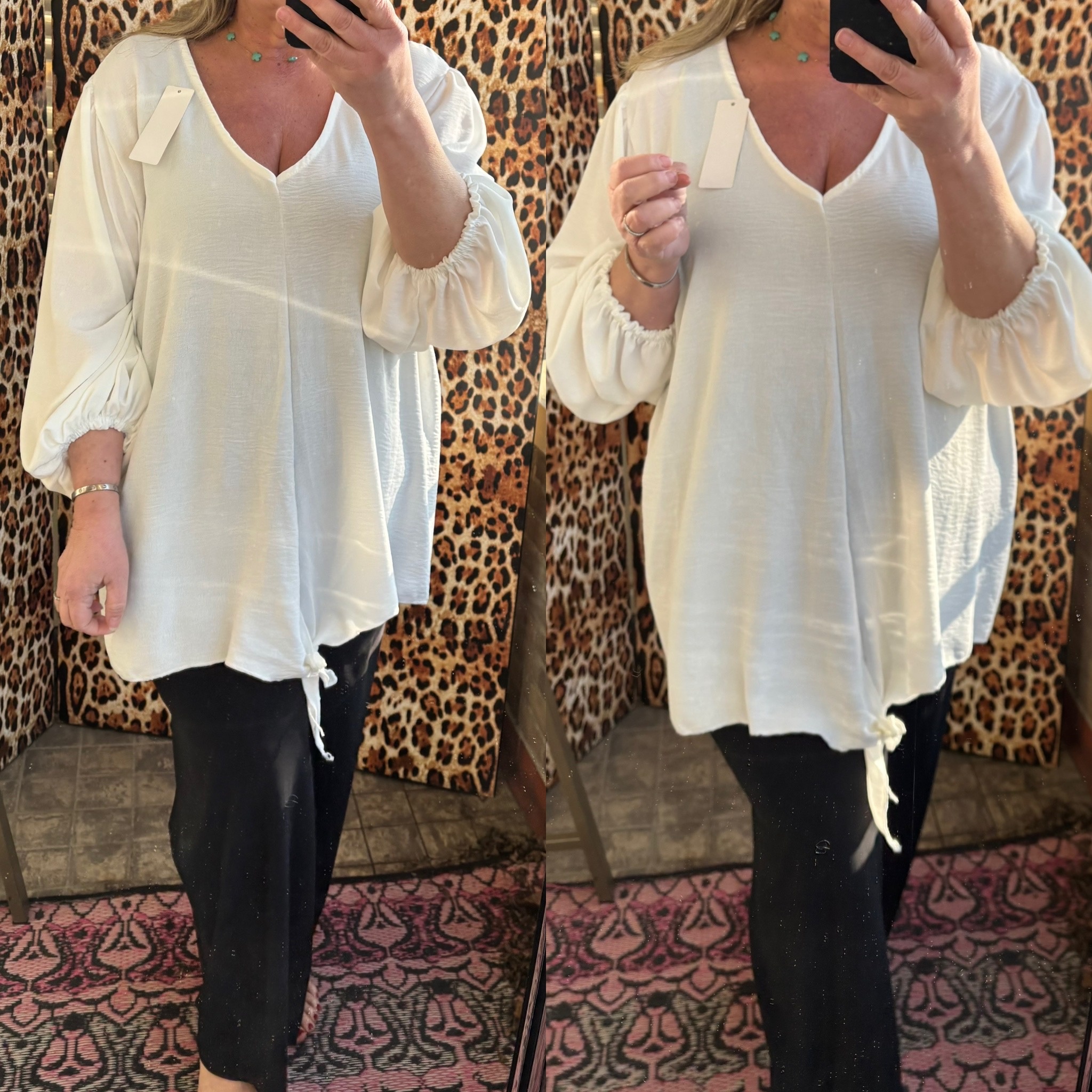 SHIRT TUNIEK CASSY MATEN 46/48 TOT 52 KLEINE 54