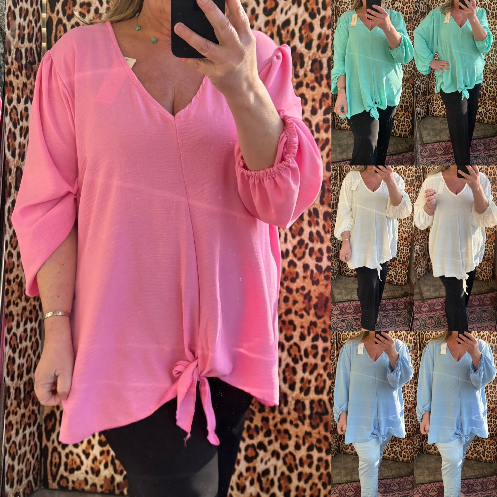 SHIRT TUNIEK CASSY MATEN 46/48 TOT 52 KLEINE 54