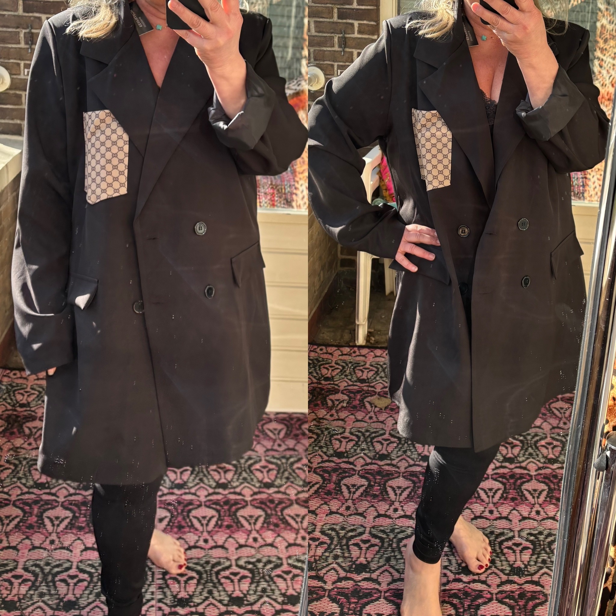 BLAZER OVERSIZED GUCC* MATEN 48/50 TOT 52/54