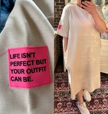 SWEATERDRESS WAUW MATEN 44 TOT 50/52
