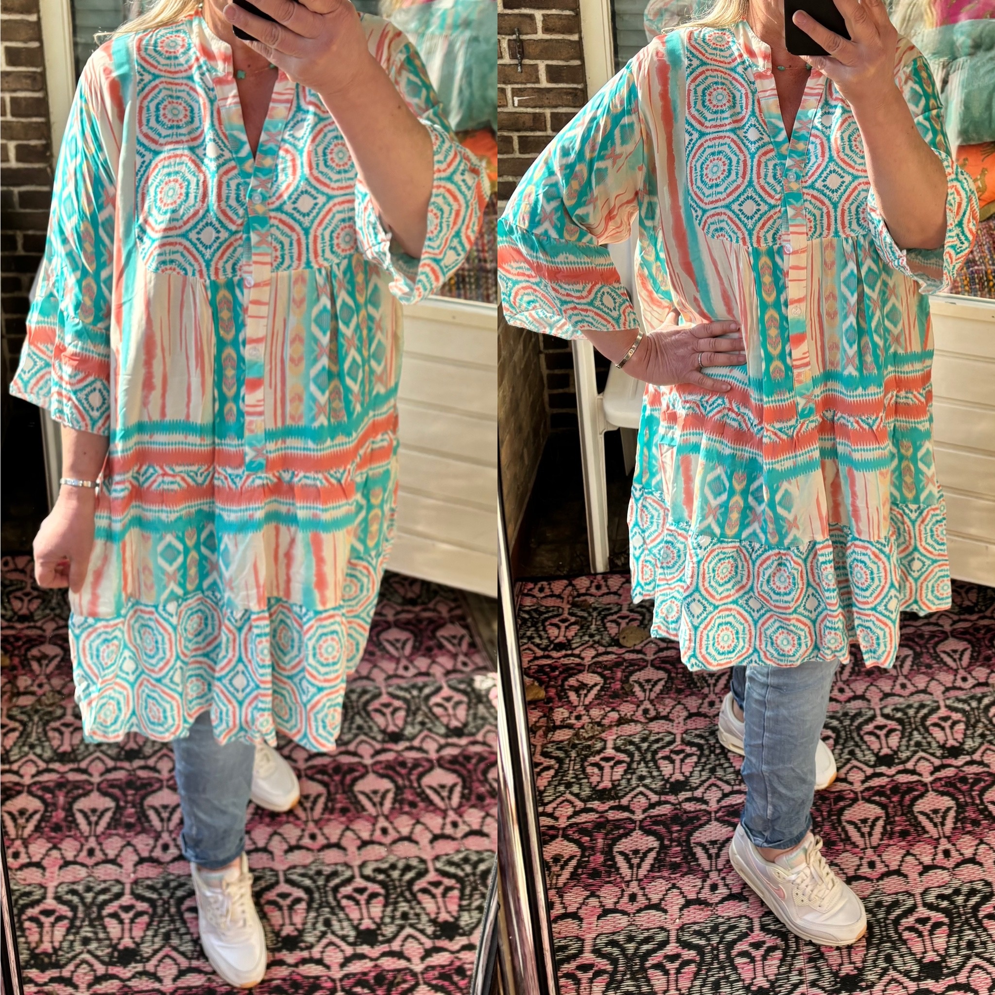 TUNIEK FANTASY MATEN 44 TOT 48 KLEINE 50 BOVEN ONDER WIJDER TOT 52/54