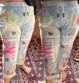 STRETCH JEANS LOOK MATEN 48 TOT 52/54