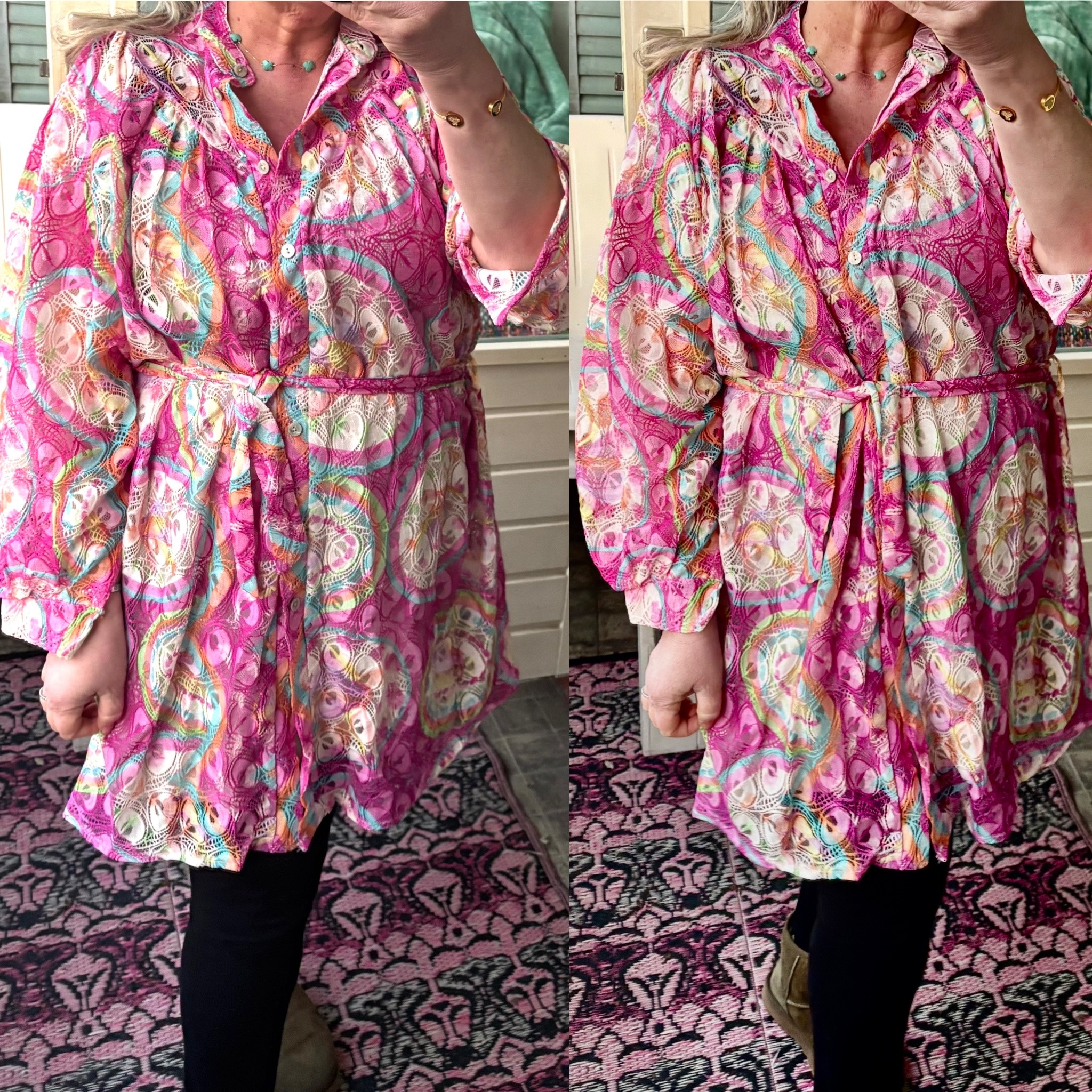 BLOUSE HAPPY SPRING MATEN 48 TOT RUIME 54