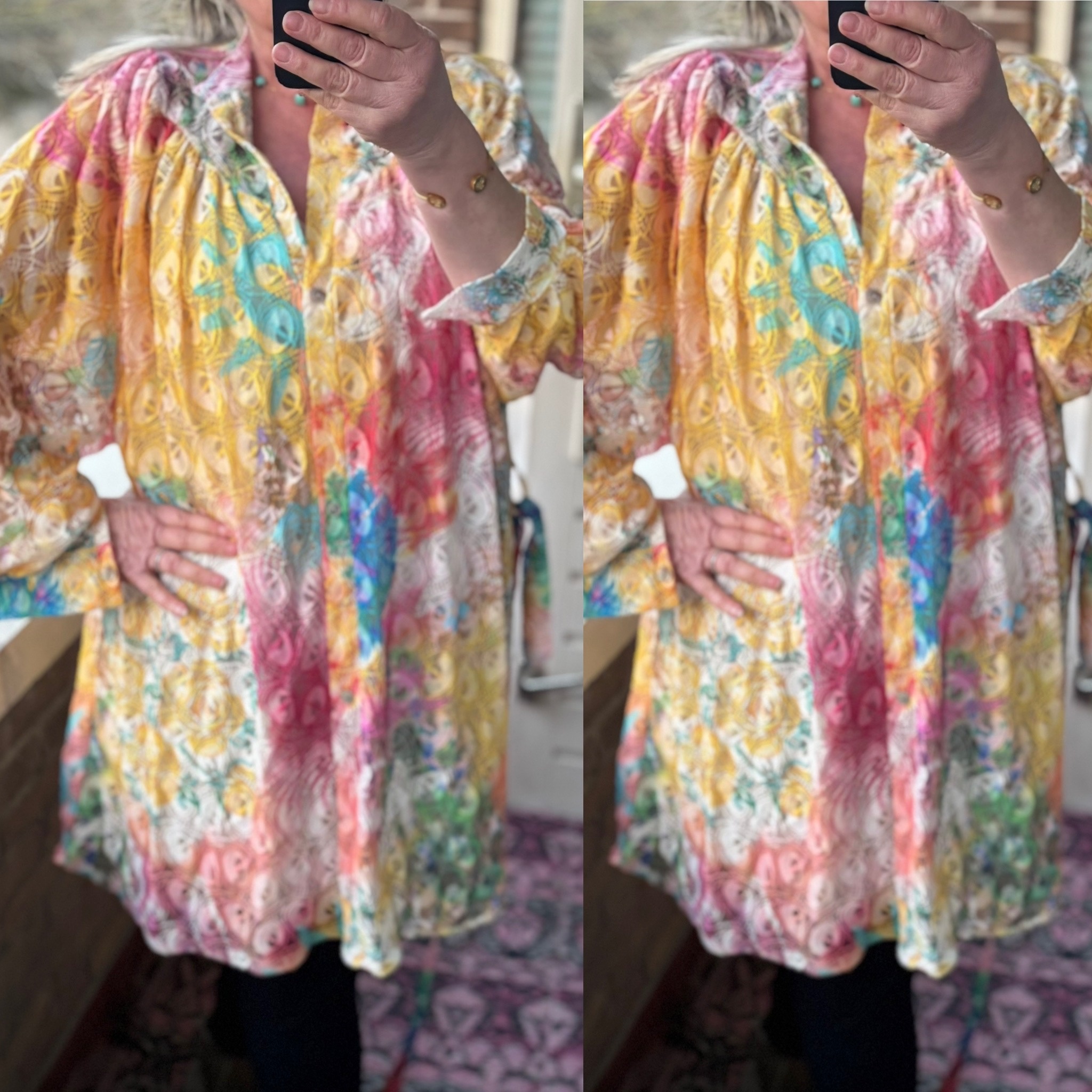 BLOUSE HAPPY SPRING MATEN 48 TOT RUIME 54