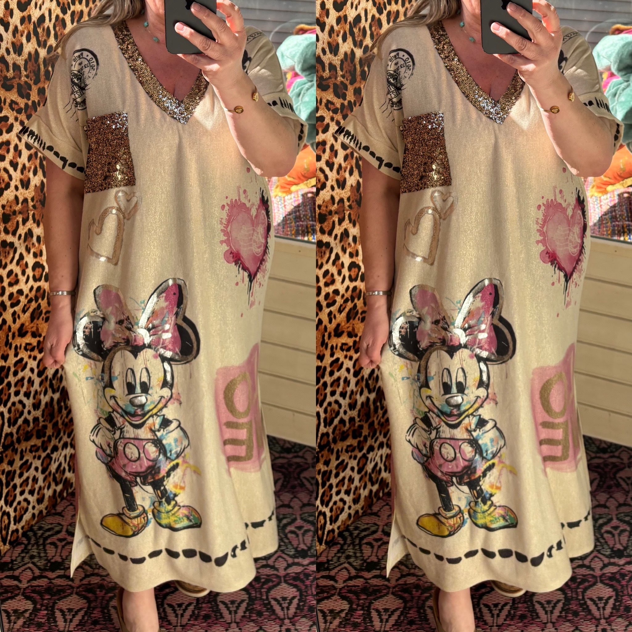 JURK MINNIE MATEN 44 TOT 48/50