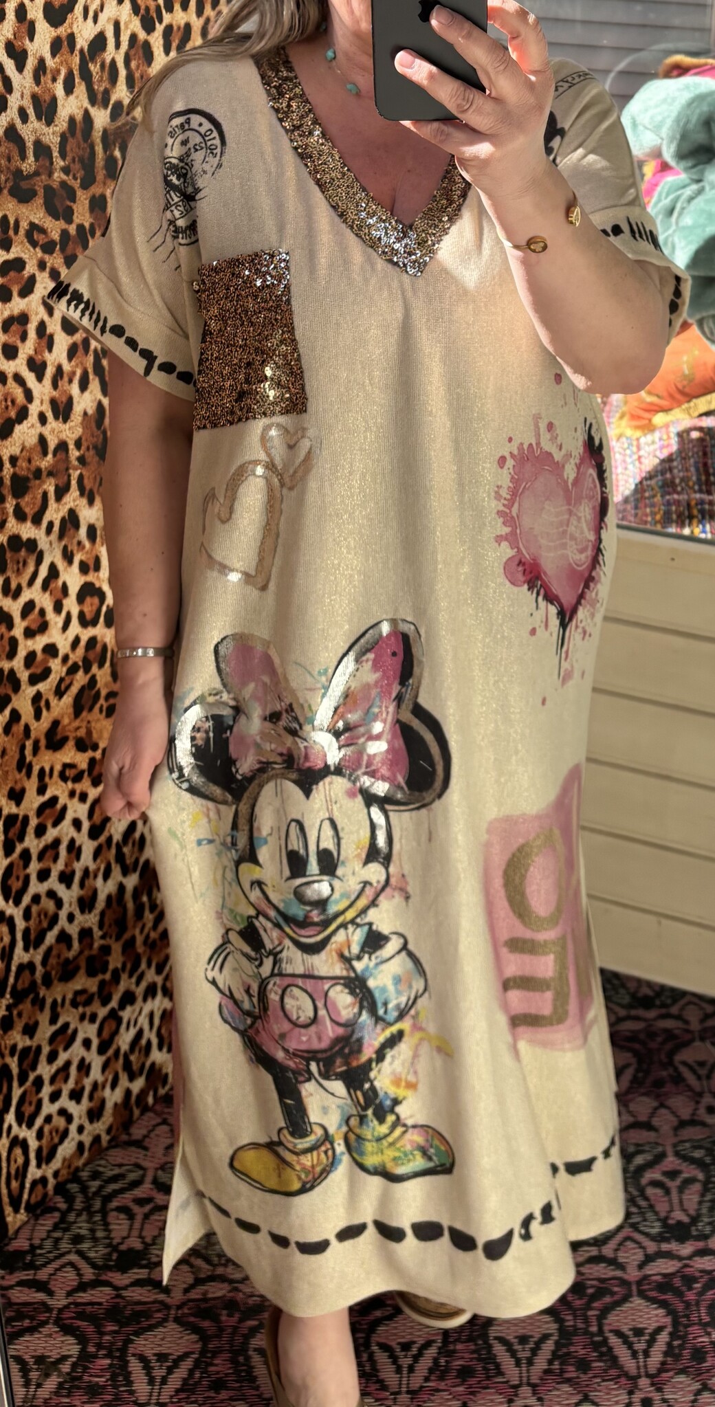 JURK MINNIE MATEN 44 TOT 48/50