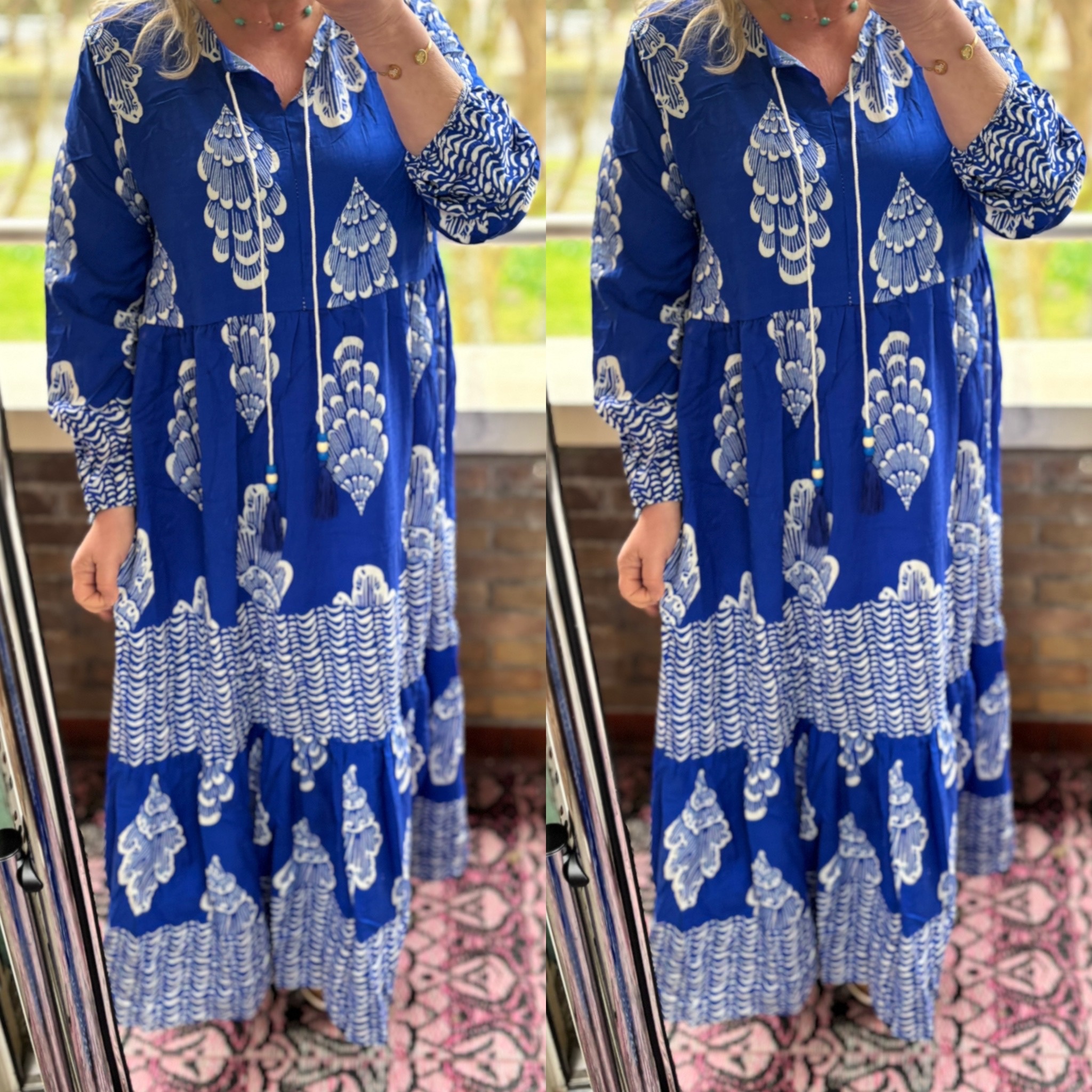 JURK KATOEN LINNEN FAYE MATEN 44 TOT 48 BOVEN ONDER WIJDER