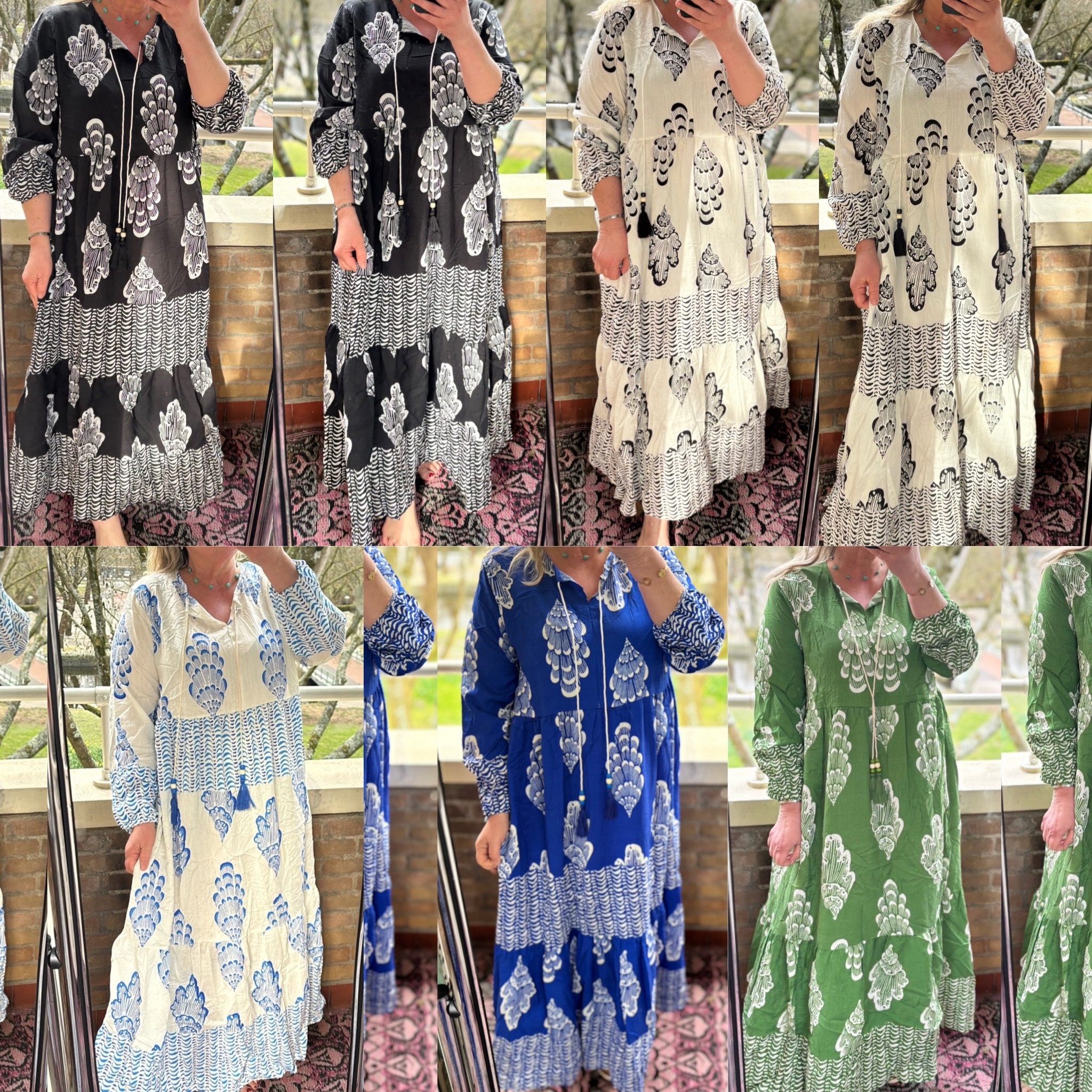 JURK KATOEN LINNEN FAYE MATEN 44 TOT 48 BOVEN ONDER WIJDER