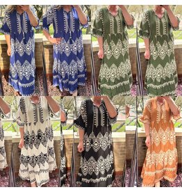 JURK KATOEN HALF MOUWTJE MATEN 42 TOT KLEINE 50 BOVEN ONDER WIJDER