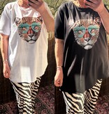 T SHIRT WIT EN ZWART MATEN 44 TOT 50 KLEINE 52