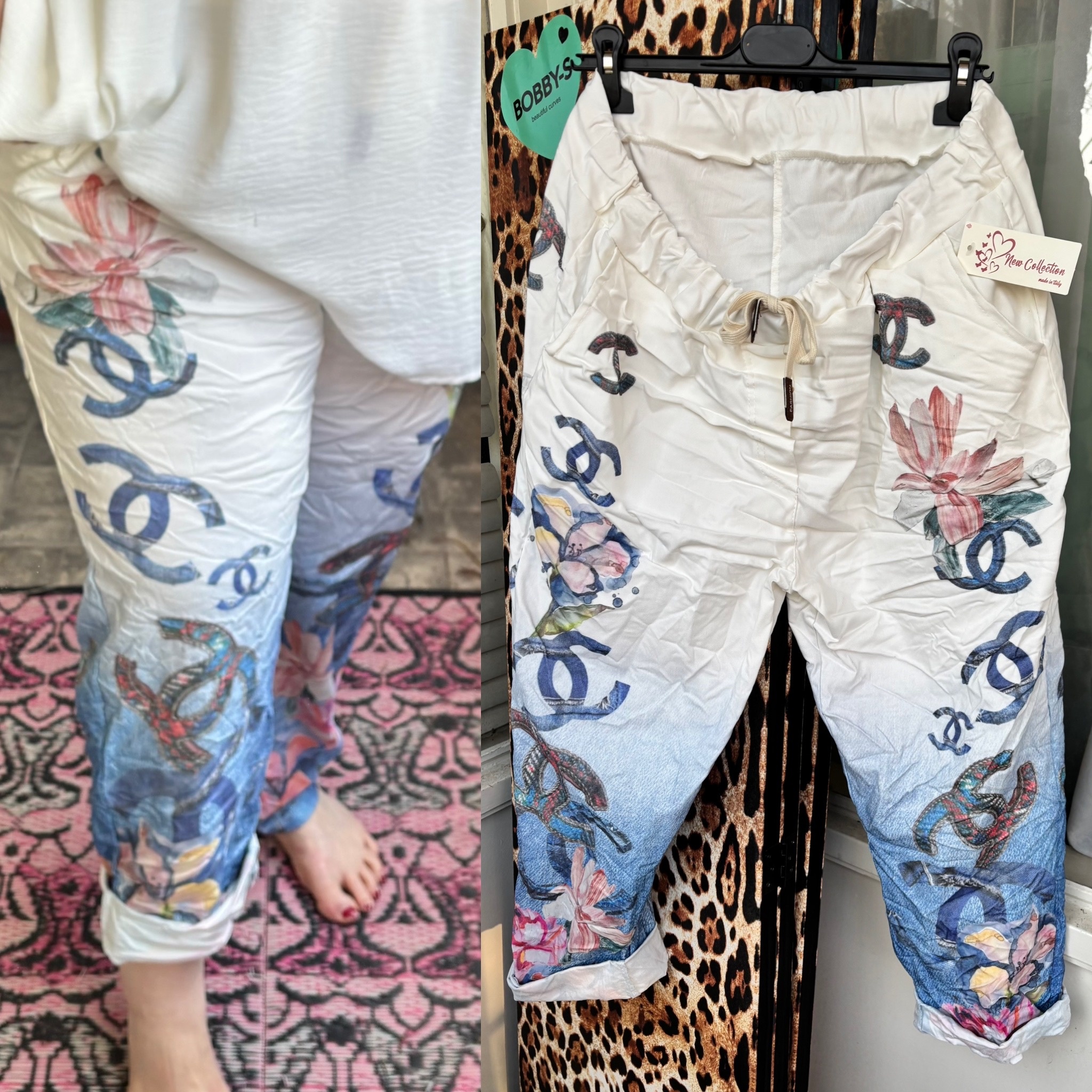 STRETCH JEANS LOOK MATEN 48 TOT 52/54