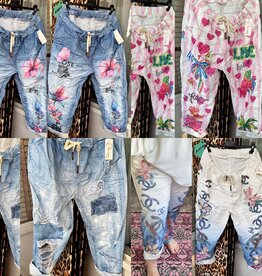 STRETCH JEANS LOOK MATEN 48 TOT 52/54