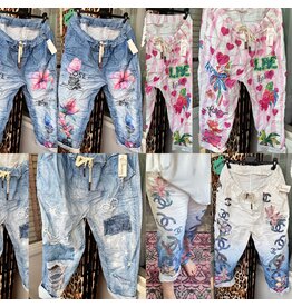 STRETCH JEANS LOOK MATEN 48 TOT 52/54