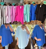 TUNIEK V HALS STRIK MOUW MATEN 48 TOT 54