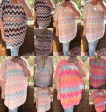 SUPER FIJN MISSONI TUNIEK SOEPEL STRIK RUG MATEN 44/46 TOT 52