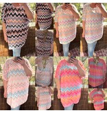 SUPER FIJN MISSONI TUNIEK SOEPEL STRIK RUG MATEN 44/46 TOT 52