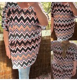 SUPER FIJN MISSONI TUNIEK SOEPEL STRIK RUG MATEN 44/46 TOT 52