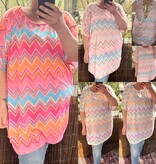 SUPER FIJN MISSONI TUNIEK SOEPEL STRIK RUG MATEN 44/46 TOT 52