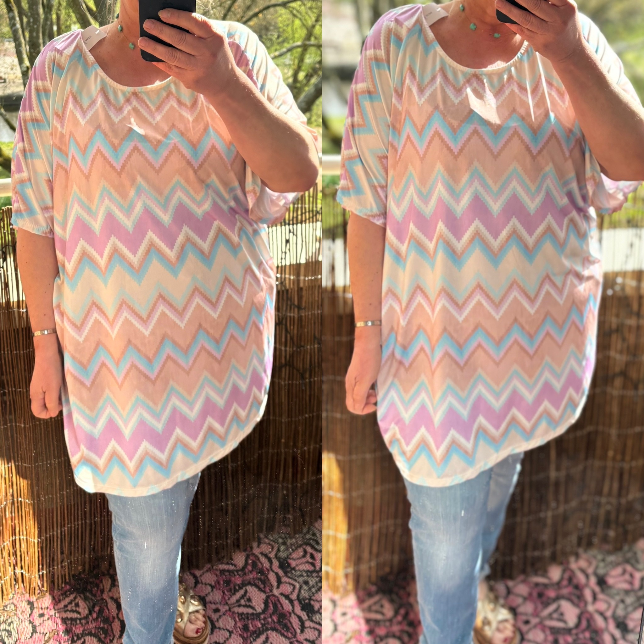 SUPER FIJN MISSONI TUNIEK SOEPEL STRIK RUG MATEN 44/46 TOT 52