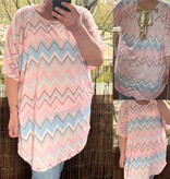 SUPER FIJN MISSONI TUNIEK SOEPEL STRIK RUG MATEN 44/46 TOT 52