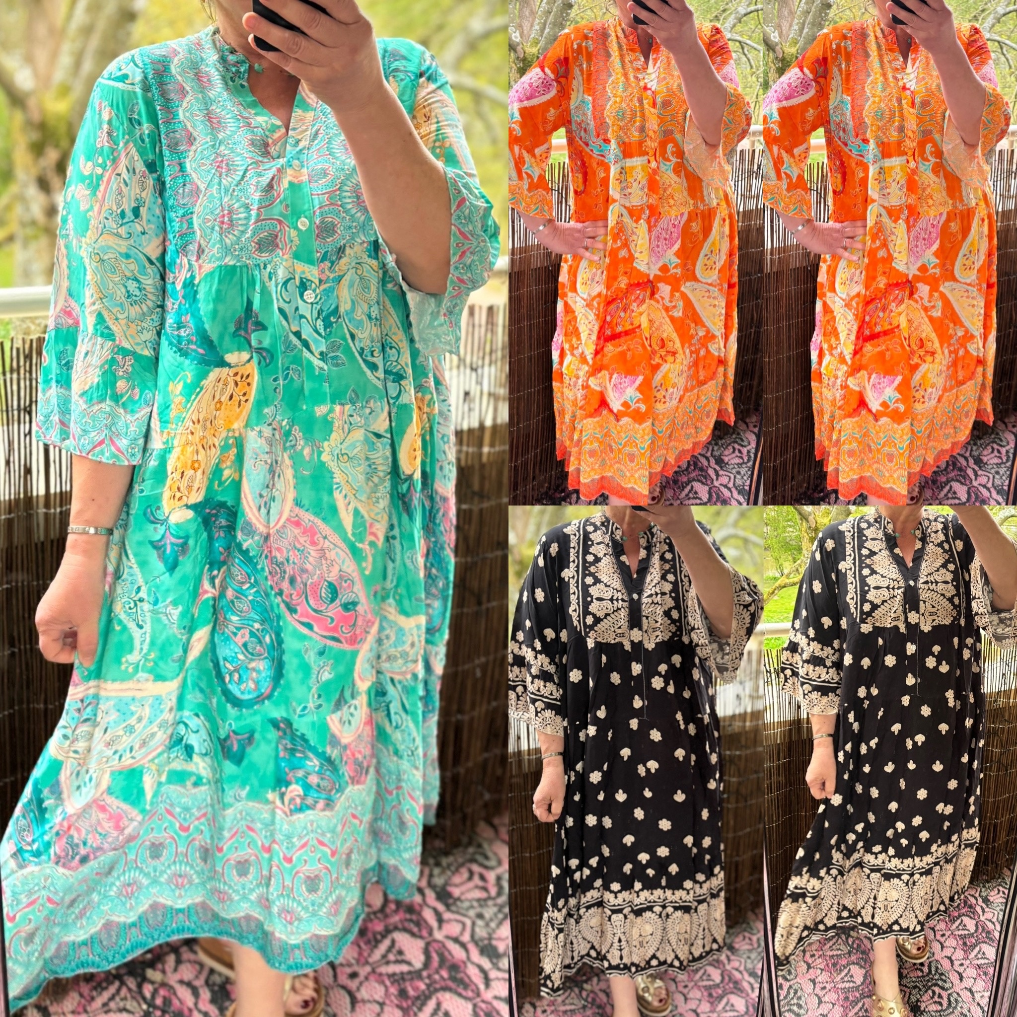 VISCOSE JURK ZERFI MATEN 44 TOT 48/50 BOVEN TOT 52/54 ONDER