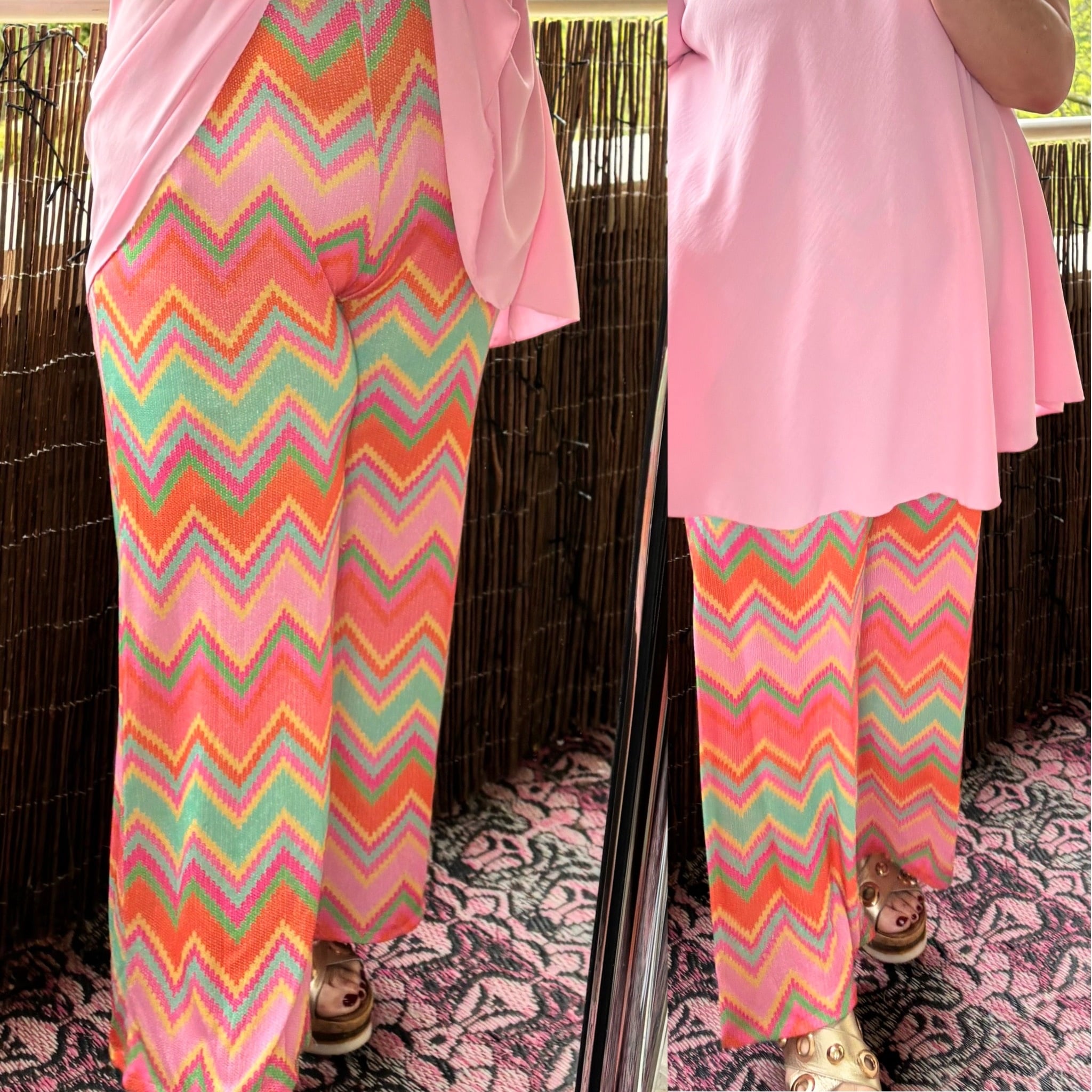 FIJNE BROEK MISS ONI PRINT MATEN 44 TOT 54 MAKKELIJK