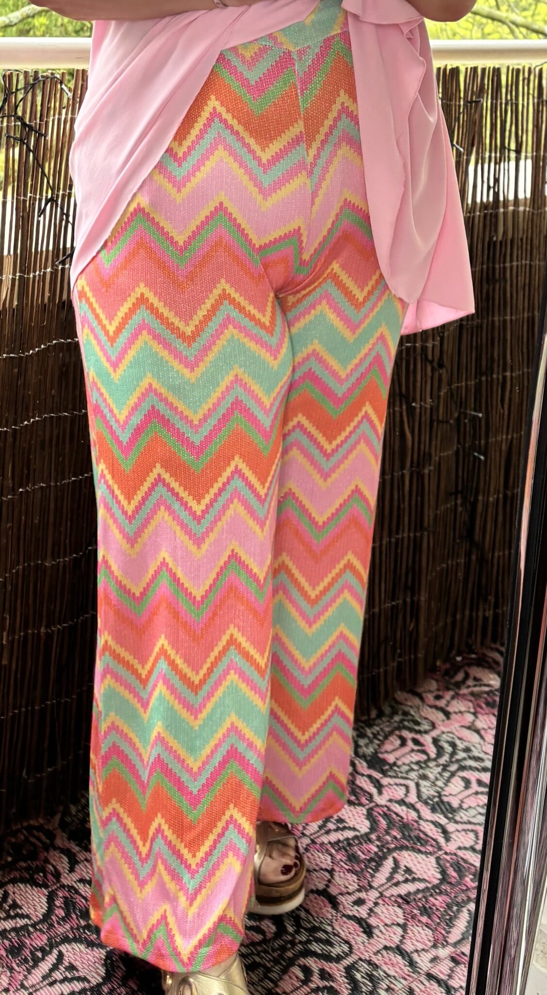 FIJNE BROEK MISS ONI PRINT MATEN 44 TOT 54 MAKKELIJK
