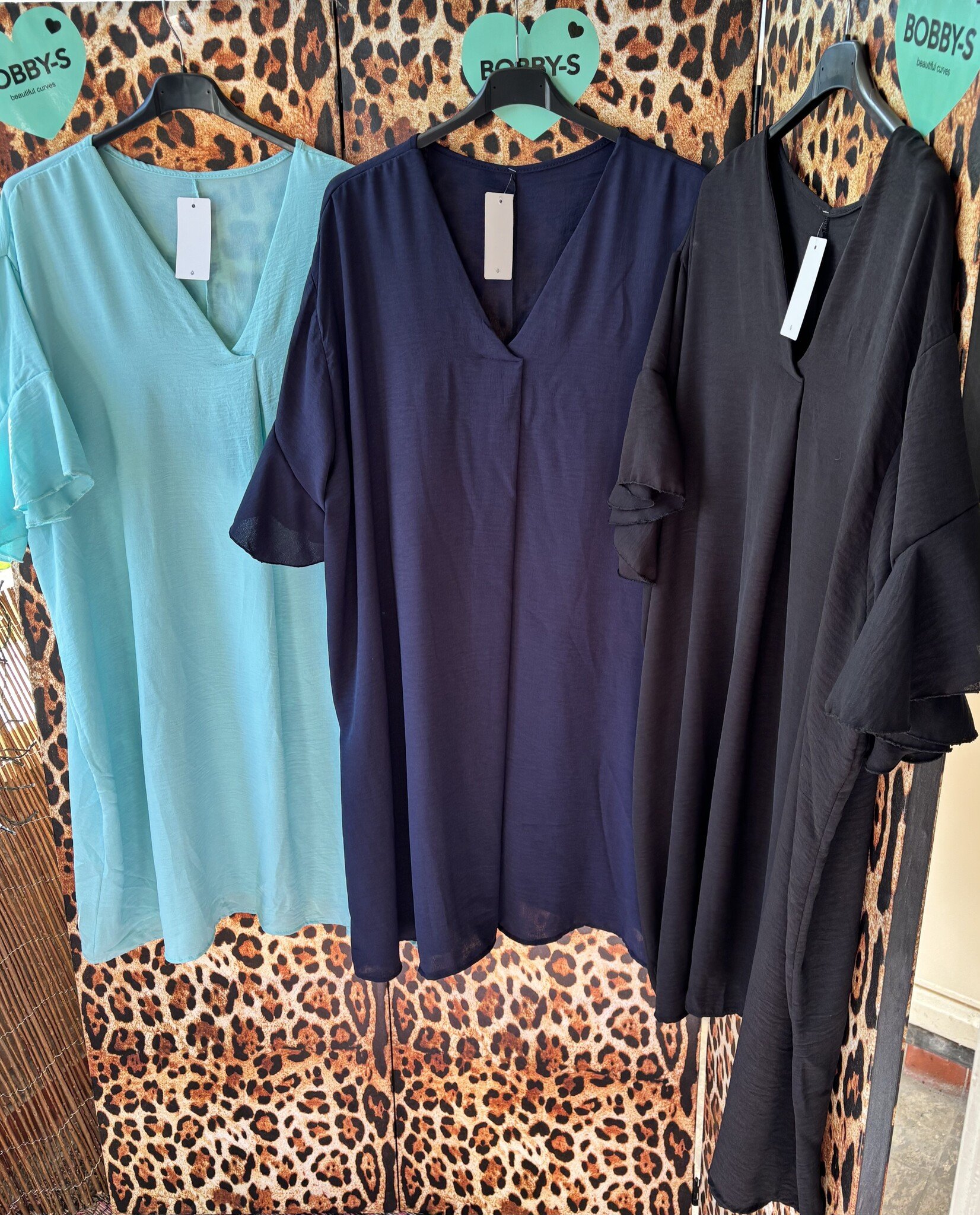JURK LANG TUNIEK MALIBU MATEN 46 TOT 54 RUIM